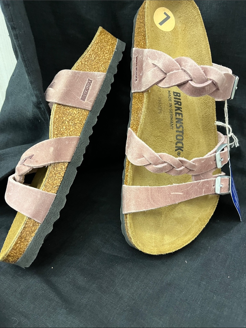 Birkenstock Adult Franca Mayari suede mauve eu 38 no box